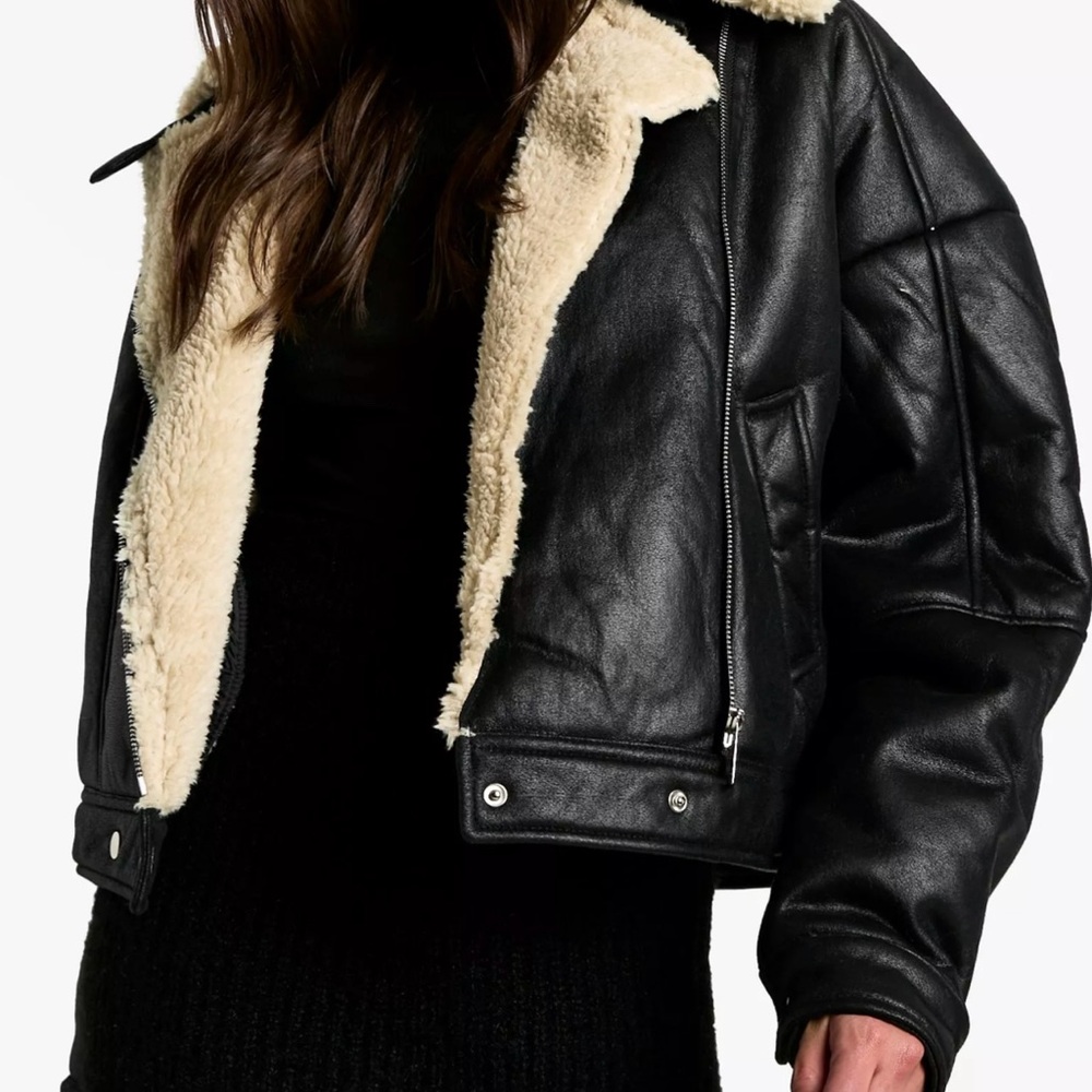 Sherpa lined jacket